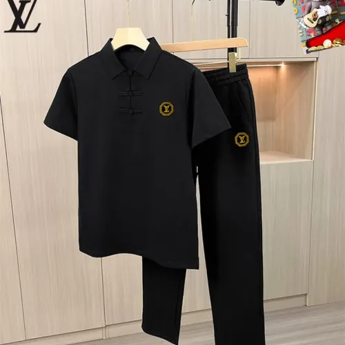 Wholesale Louis Vuitton LV Tracksuits Short Sleeved For Men #1465105 $80.00 USD, Wholesale Quality Replica Louis Vuitton LV Tracksuits