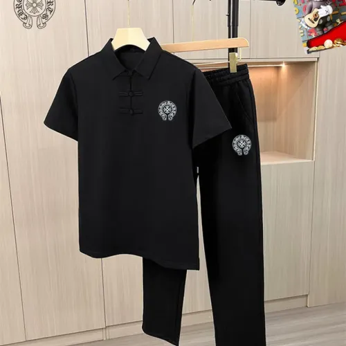 Wholesale Chrome Hearts Tracksuits Short Sleeved For Men #1465120 $80.00 USD, Wholesale Quality Replica Chrome Hearts Tracksuits