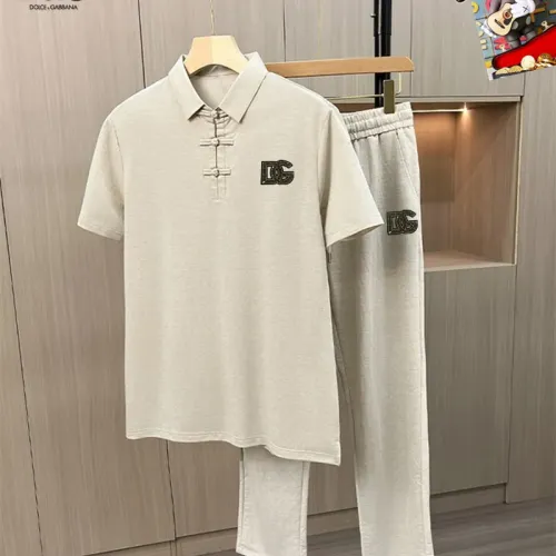 Wholesale Dolce &amp; Gabbana D&amp;G Tracksuits Short Sleeved For Men #1465127 $80.00 USD, Wholesale Quality Replica Dolce &amp; Gabbana D&amp;G Tracksuits