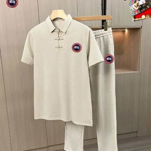 Wholesale Canada Goose Tracksuits Short Sleeved For Men #1465136 $80.00 USD, Wholesale Quality Replica Canada Goose Tracksuits
