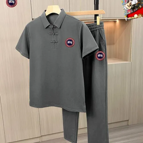 Wholesale Canada Goose Tracksuits Short Sleeved For Men #1465137 $80.00 USD, Wholesale Quality Replica Canada Goose Tracksuits