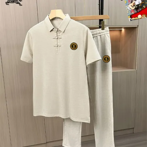 Wholesale Burberry Tracksuits Short Sleeved For Men #1465154 $80.00 USD, Wholesale Quality Replica Burberry Tracksuits