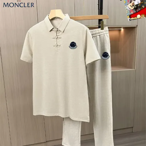 Wholesale Moncler Tracksuits Short Sleeved For Men #1465157 $80.00 USD, Wholesale Quality Replica Moncler Tracksuits