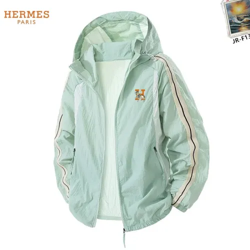 Wholesale Hermes Jackets Long Sleeved For Men #1465189 $48.00 USD, Wholesale Quality Replica Hermes Jackets