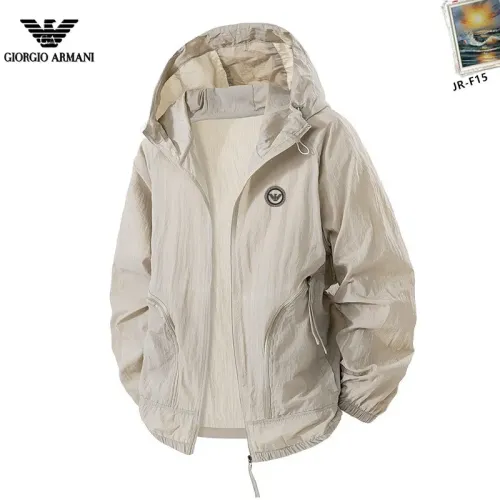 Wholesale Armani Jackets Long Sleeved For Men #1465195 $48.00 USD, Wholesale Quality Replica Armani Jackets