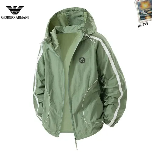 Wholesale Armani Jackets Long Sleeved For Men #1465196 $48.00 USD, Wholesale Quality Replica Armani Jackets