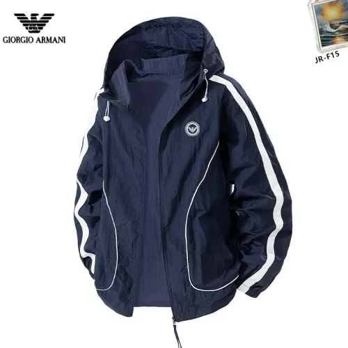 Wholesale Armani Jackets Long Sleeved For Men #1465198 $48.00 USD, Wholesale Quality Replica Armani Jackets