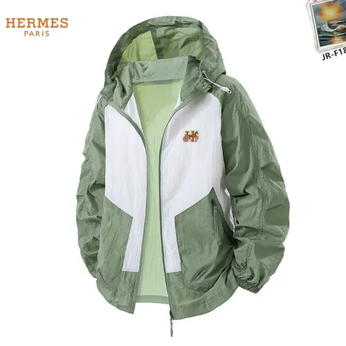 Wholesale Hermes Jackets Long Sleeved For Men #1465199 $48.00 USD, Wholesale Quality Replica Hermes Jackets