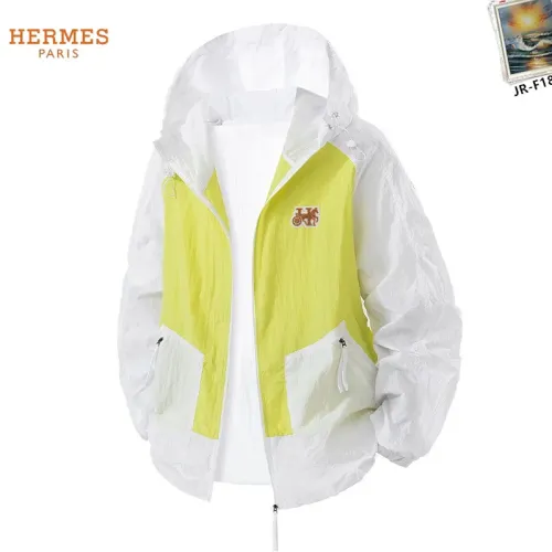 Wholesale Hermes Jackets Long Sleeved For Men #1465200 $48.00 USD, Wholesale Quality Replica Hermes Jackets