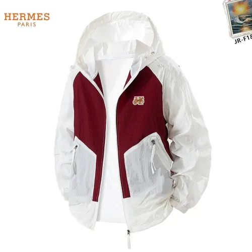 Wholesale Hermes Jackets Long Sleeved For Men #1465201 $48.00 USD, Wholesale Quality Replica Hermes Jackets