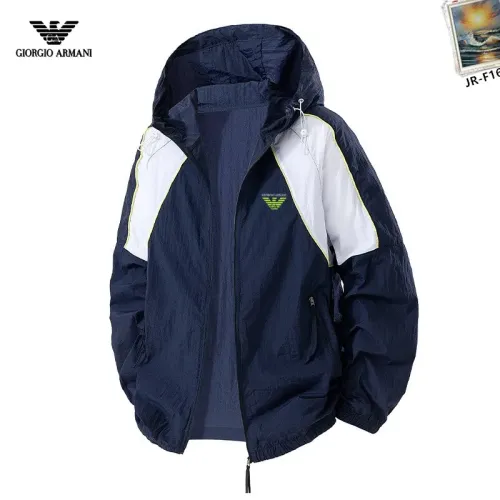 Wholesale Armani Jackets Long Sleeved For Men #1465211 $48.00 USD, Wholesale Quality Replica Armani Jackets