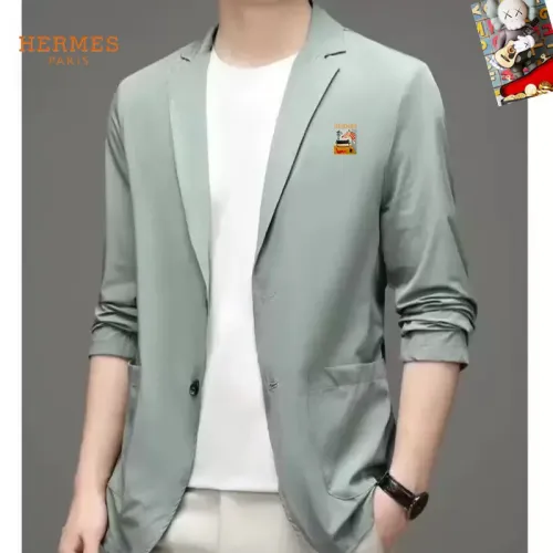 Wholesale Hermes Jackets Long Sleeved For Men #1465252 $52.00 USD, Wholesale Quality Replica Hermes Jackets