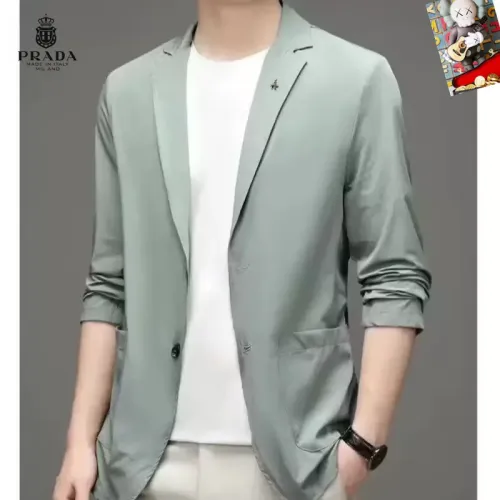 Wholesale Prada Jackets Long Sleeved For Men #1465264 $52.00 USD, Wholesale Quality Replica Prada Jackets