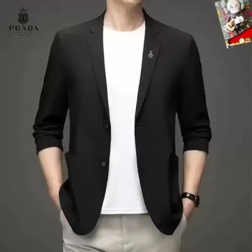 Wholesale Prada Jackets Long Sleeved For Men #1465266 $52.00 USD, Wholesale Quality Replica Prada Jackets