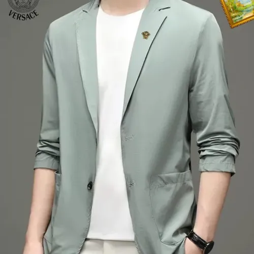 Wholesale Versace Jackets Long Sleeved For Men #1465316 $52.00 USD, Wholesale Quality Replica Versace Jackets