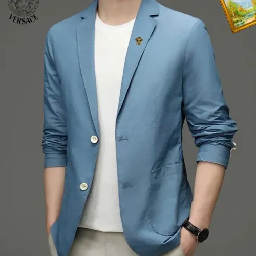 Wholesale Versace Jackets Long Sleeved For Men #1465317 $52.00 USD, Wholesale Quality Replica Versace Jackets