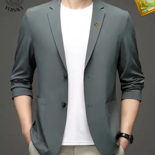 Wholesale Versace Jackets Long Sleeved For Men #1465318 $52.00 USD, Wholesale Quality Replica Versace Jackets