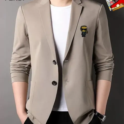Wholesale Fendi Jackets Long Sleeved For Men #1465328 $52.00 USD, Wholesale Quality Replica Fendi Jackets
