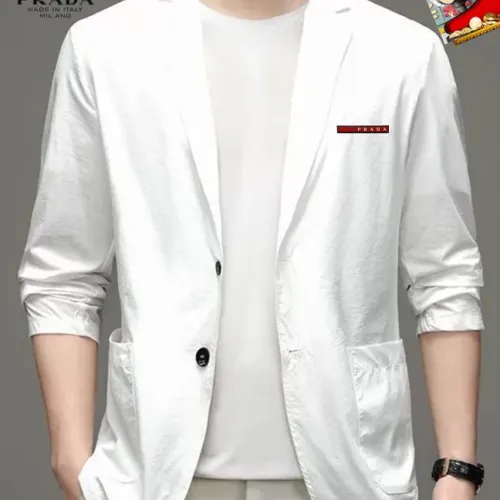 Wholesale Prada Jackets Long Sleeved For Men #1465341 $52.00 USD, Wholesale Quality Replica Prada Jackets