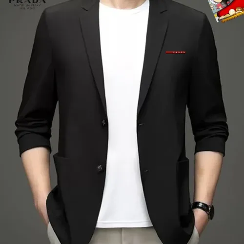 Wholesale Prada Jackets Long Sleeved For Men #1465347 $52.00 USD, Wholesale Quality Replica Prada Jackets