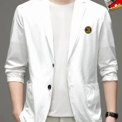 Wholesale Hermes Jackets Long Sleeved For Men #1465355 $52.00 USD, Wholesale Quality Replica Hermes Jackets