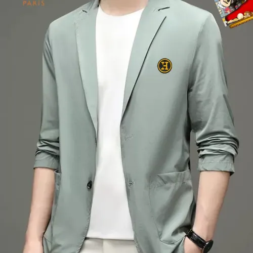 Wholesale Hermes Jackets Long Sleeved For Men #1465358 $52.00 USD, Wholesale Quality Replica Hermes Jackets