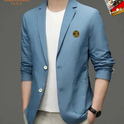 Wholesale Hermes Jackets Long Sleeved For Men #1465359 $52.00 USD, Wholesale Quality Replica Hermes Jackets