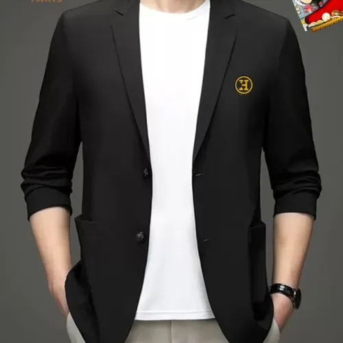 Wholesale Hermes Jackets Long Sleeved For Men #1465361 $52.00 USD, Wholesale Quality Replica Hermes Jackets