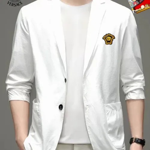 Wholesale Versace Jackets Long Sleeved For Men #1465362 $52.00 USD, Wholesale Quality Replica Versace Jackets