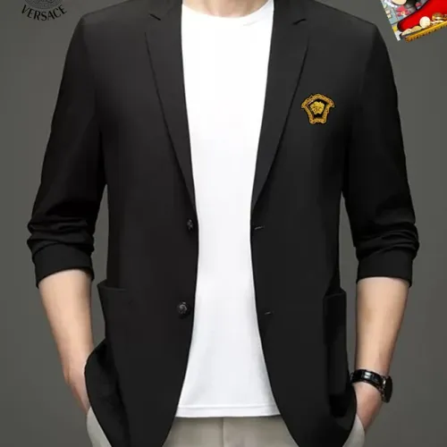 Wholesale Versace Jackets Long Sleeved For Men #1465368 $52.00 USD, Wholesale Quality Replica Versace Jackets