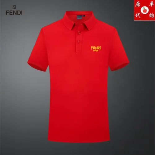 Wholesale Fendi T-Shirts Short Sleeved For Men #1465483 $29.00 USD, Wholesale Quality Replica Fendi T-Shirts