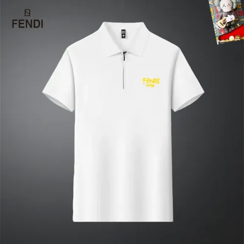 Wholesale Fendi T-Shirts Short Sleeved For Men #1465534 $34.00 USD, Wholesale Quality Replica Fendi T-Shirts