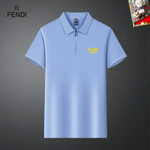 Wholesale Fendi T-Shirts Short Sleeved For Men #1465535 $34.00 USD, Wholesale Quality Replica Fendi T-Shirts