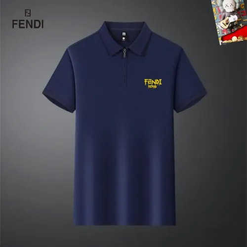 Wholesale Fendi T-Shirts Short Sleeved For Men #1465537 $34.00 USD, Wholesale Quality Replica Fendi T-Shirts