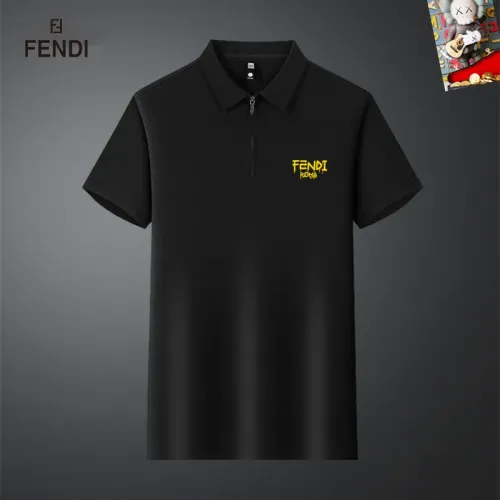 Wholesale Fendi T-Shirts Short Sleeved For Men #1465539 $34.00 USD, Wholesale Quality Replica Fendi T-Shirts