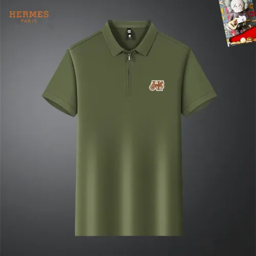 Wholesale Hermes T-Shirts Short Sleeved For Men #1465591 $34.00 USD, Wholesale Quality Replica Hermes T-Shirts