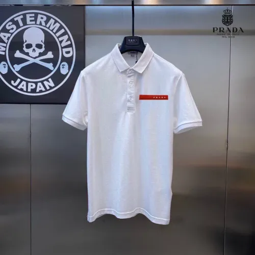 Wholesale Prada T-Shirts Short Sleeved For Men #1465616 $29.00 USD, Wholesale Quality Replica Prada T-Shirts
