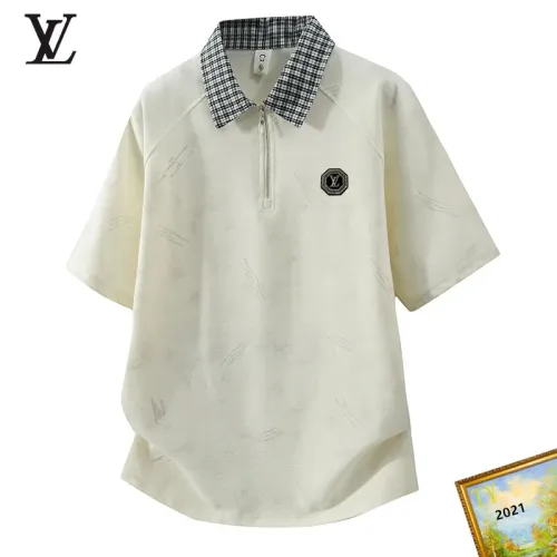 Wholesale Louis Vuitton LV T-Shirts Short Sleeved For Men #1465663 $38.00 USD, Wholesale Quality Replica Louis Vuitton LV T-Shirts