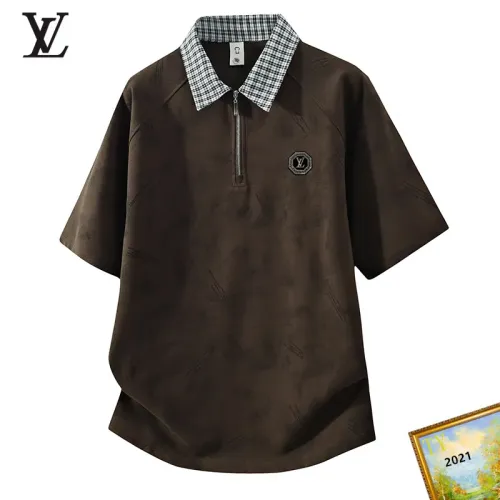 Wholesale Louis Vuitton LV T-Shirts Short Sleeved For Men #1465665 $38.00 USD, Wholesale Quality Replica Louis Vuitton LV T-Shirts
