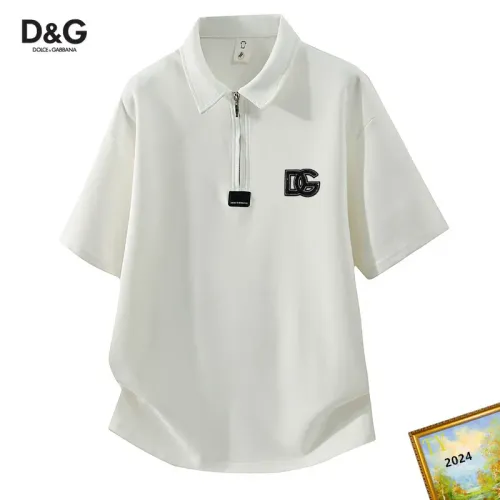 Wholesale Dolce &amp; Gabbana D&amp;G T-Shirts Short Sleeved For Men #1465675 $38.00 USD, Wholesale Quality Replica Dolce &amp; Gabbana D&amp;G T-Shirts