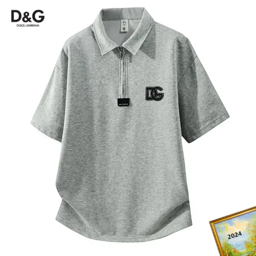 Wholesale Dolce &amp; Gabbana D&amp;G T-Shirts Short Sleeved For Men #1465676 $38.00 USD, Wholesale Quality Replica Dolce &amp; Gabbana D&amp;G T-Shirts