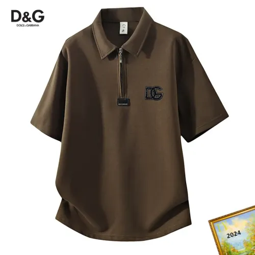 Wholesale Dolce &amp; Gabbana D&amp;G T-Shirts Short Sleeved For Men #1465677 $38.00 USD, Wholesale Quality Replica Dolce &amp; Gabbana D&amp;G T-Shirts