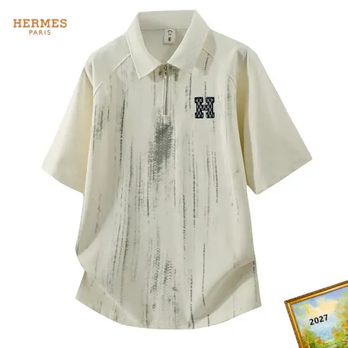 Wholesale Hermes T-Shirts Short Sleeved For Men #1465683 $38.00 USD, Wholesale Quality Replica Hermes T-Shirts