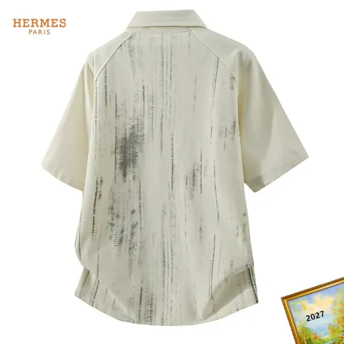 Replica Hermes T-Shirts Short Sleeved For Men #1465683 $38.00 USD for Wholesale