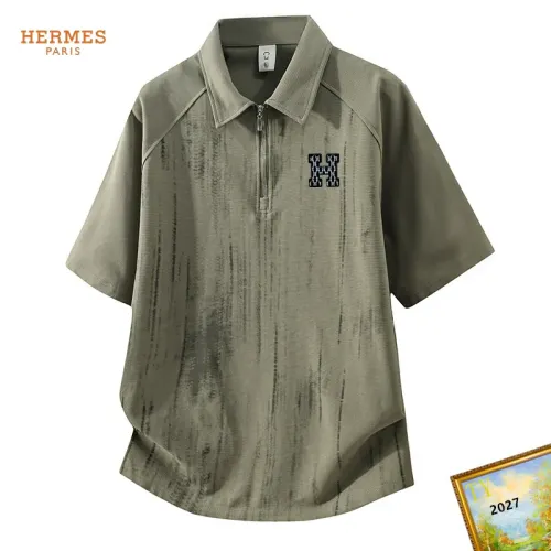 Wholesale Hermes T-Shirts Short Sleeved For Men #1465684 $38.00 USD, Wholesale Quality Replica Hermes T-Shirts