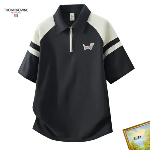 Wholesale Thom Browne TB T-Shirts Short Sleeved For Men #1465706 $38.00 USD, Wholesale Quality Replica Thom Browne TB T-Shirts