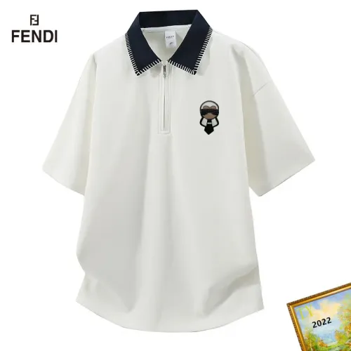 Wholesale Fendi T-Shirts Short Sleeved For Men #1465716 $38.00 USD, Wholesale Quality Replica Fendi T-Shirts
