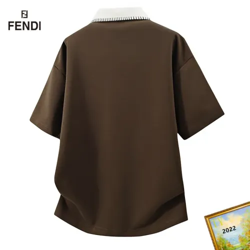 Replica Fendi T-Shirts Short Sleeved For Men #1465718 $38.00 USD for Wholesale