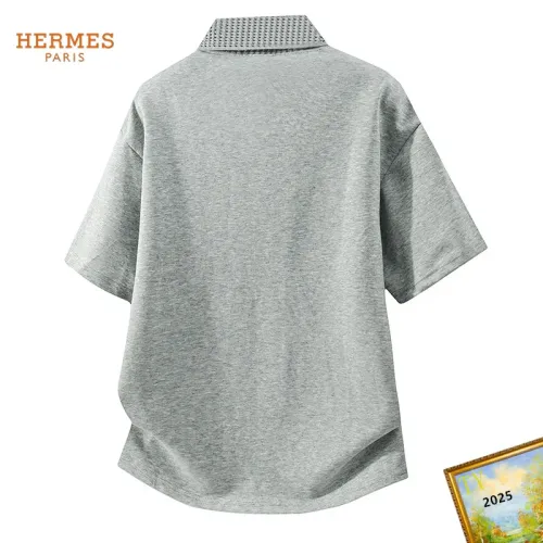 Replica Hermes T-Shirts Short Sleeved For Men #1465725 $38.00 USD for Wholesale