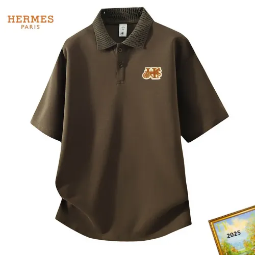 Wholesale Hermes T-Shirts Short Sleeved For Men #1465726 $38.00 USD, Wholesale Quality Replica Hermes T-Shirts